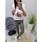 Csinos macaron mintás női póló (3)