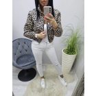 Csinos törtfehér szaggatott farmernadrág (FL2161)