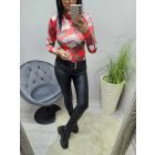 Csinos karácsonyi mintás magas nyakú felső (1)