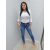 Basic felső bolyhozott fonákkal /fehér/