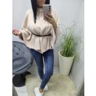 Csinos poncsó/pelerin övvel(bézs)