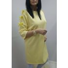 Csinos vállán masnis tunika (sárga)