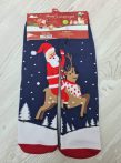   Prémium puha vastag meleg karácsonyi mintás zokni  (2pár)