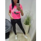 Nagyon csinos gumis derekú alján cipzáras műbőr nadrág