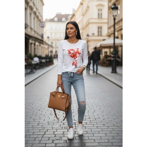 Csinos szívmintás hosszú ujjú felső (3)