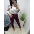 Gyönyörű bézs csipkebetétes blúz