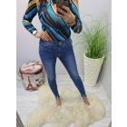 Divatos szárán szaggatott farmernadrág (5d019)