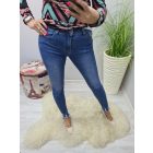 Divatos szárán szaggatott farmernadrág (5d019)