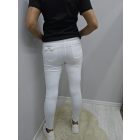 Nagyon csinos fehér skinny farmernadrág (S3778)