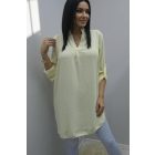 Nagyon csinos pöttyös ingtunika (pasztell sárga)