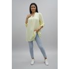Nagyon csinos pöttyös ingtunika (pasztell sárga)