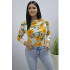 Gyönyörű virágmintás body (fehér-mintás)