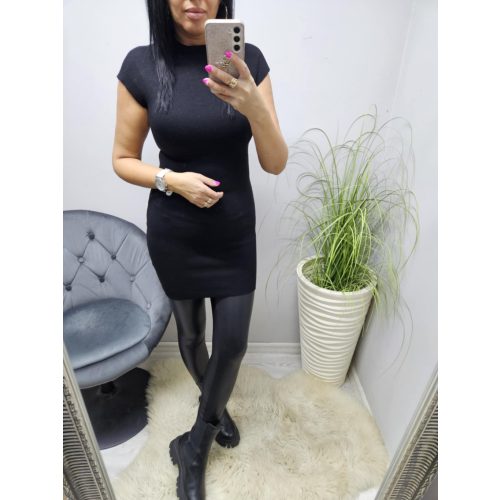 Prémium puha anyagú ruha/tunika (fekete)