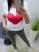 Csinos szívmintás női póló (2)