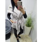 Vastagabb steppelt hatású öves mellény (bézs)