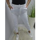 Nagyon csinos nadrág övvel (fehér)