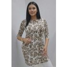 Csinos mintás lézervágott tunika/ruha