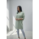 Csinos vállán masnis tunika (menta)