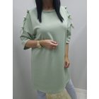 Csinos vállán masnis tunika (menta)