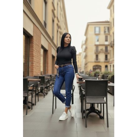 Nagyon csinos Mom-fit farmernadrág övvel (BF3590) 