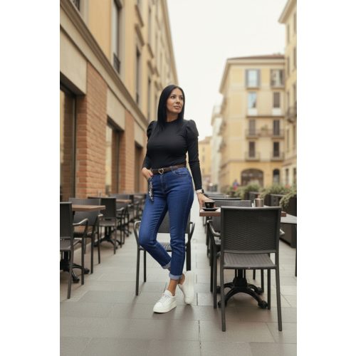 Nagyon csinos Mom-fit farmernadrág övvel (BF3590) 