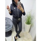 Csinos fekete cipzáras mellény