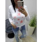 Csinos virágmintás hosszúujjú felső (05)