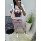 Trendi vagány mintás női póló (1)