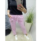 Nagyon csinos pamut szabadidő nadrág (rózsaszín)