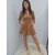 Csinos végig gombos velúr ruha derekán megkötővel (karamell barna)
