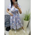 Gyönyörű  virágmintás ruha övvel