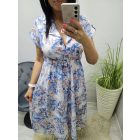 Gyönyörű  virágmintás ruha övvel