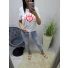 Csinos virágmintás női póló (5)