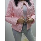 Nagyon csinos gombos steppelt dzseki (rózsaszín)