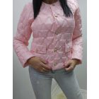 Nagyon csinos gombos steppelt dzseki (rózsaszín)